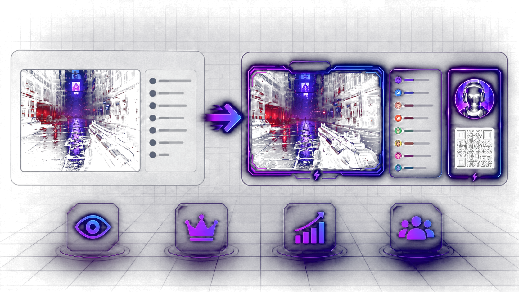 Studio Pro L4PP avec Overlays L4PP, Widget Chat L4PP et Badge streamer